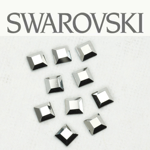 스와로브스키 2400(정사각) 4mm 10개 칼
