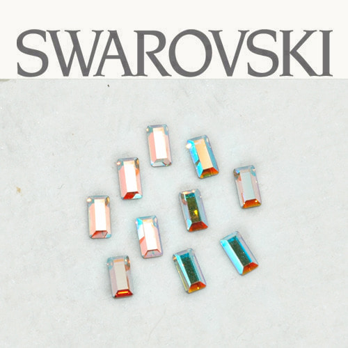 스와로브스키 2510 크리스탈AB 3.7x1.9mm 10개세트